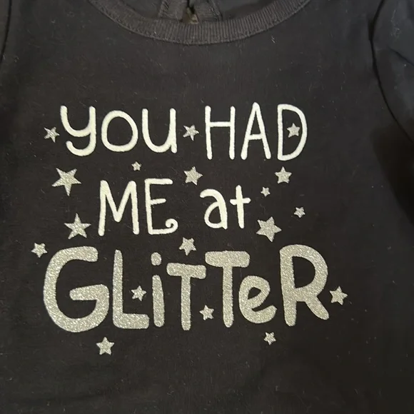You had me at glitter onesie - Picture 4 of 4